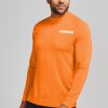 Men'S tasc Performance Long Sleeves | Carrollton Long Sleeve Fitness T-Shirt - Clemson Orange C