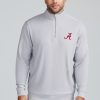 Men'S tasc Performance Pullovers + Sweatshirts | Cloud French Terry Quarter Zip - Alabama Alloy