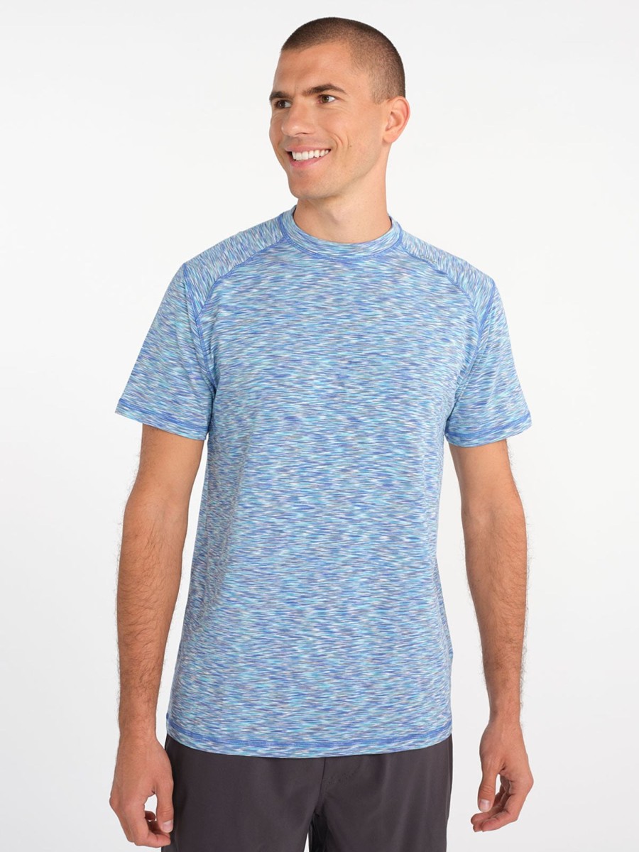 Men'S tasc Performance Sale | Carrollton Fitness T-Shirt - Space Dye Blue Space Dye