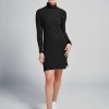 Women'S tasc Performance Dresses | Pinnacle Turtleneck Dress Black