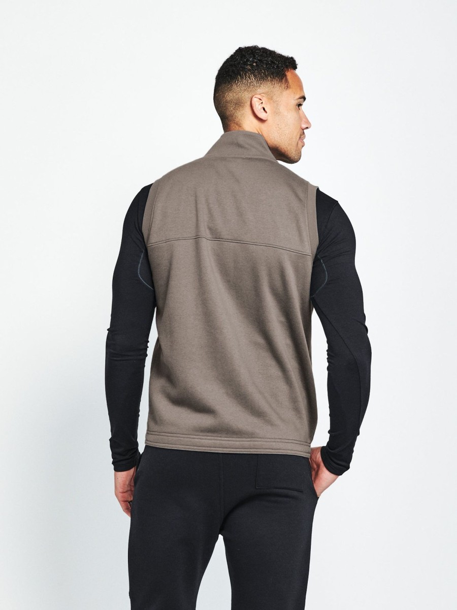 Men'S tasc Performance Sale | Legendary Fleece Vest Driftwood Heather