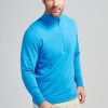 Men'S tasc Performance Sale | Venture Fleece 1/2 Zip Adventure Blue Heather