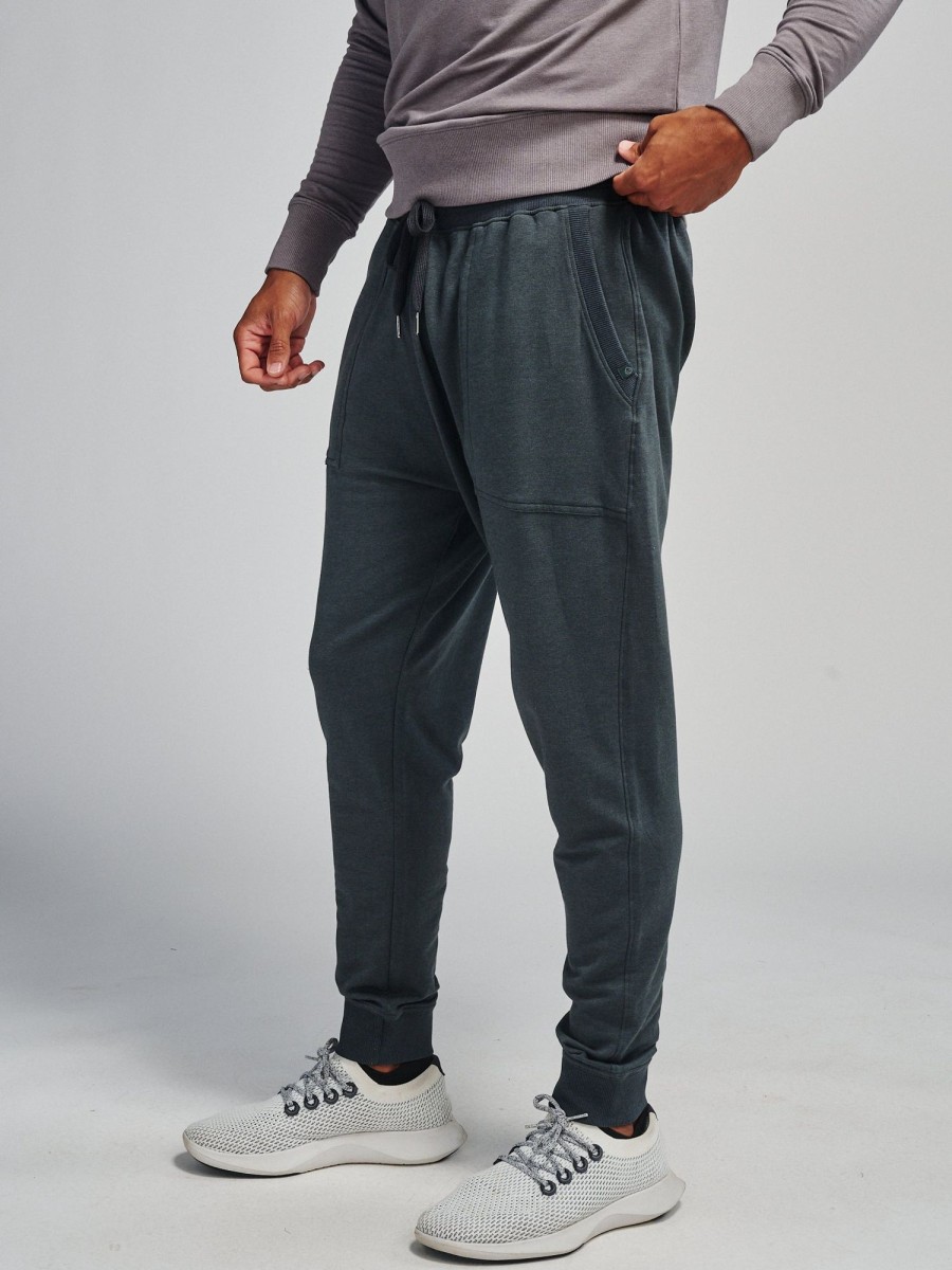 Men'S tasc Performance Sale | Men'S Varsity Brushed Lightweight Jogger | Tasc Performance Gunmetal