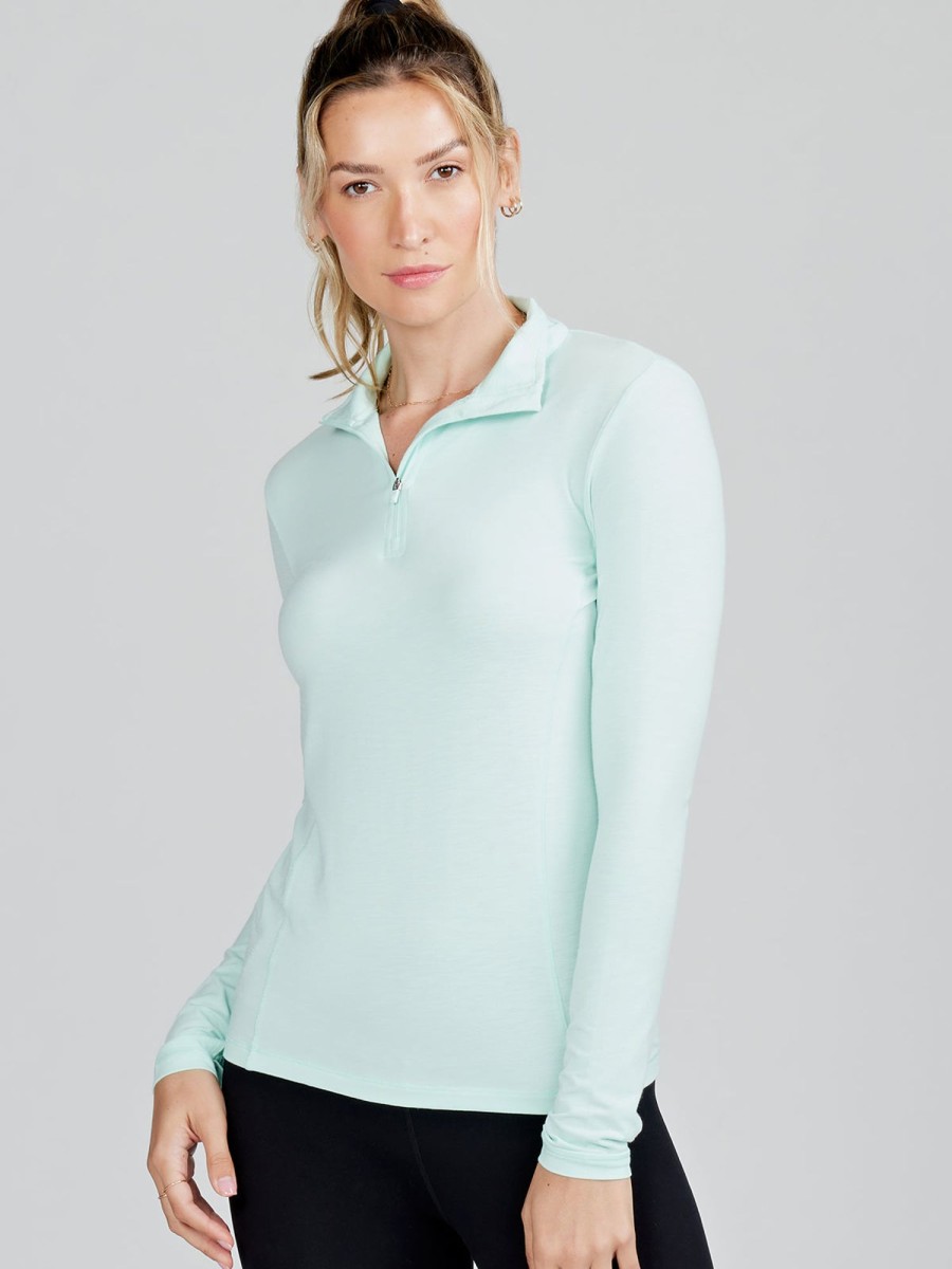 Women'S tasc Performance Gym + Training | Women'S Recess Quarter Zip | Active Outerwear | Tasc Performance Serene