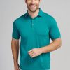 Men'S tasc Performance Golf | Men'S Golf Polo: Cloud Lightweight Polo Jade