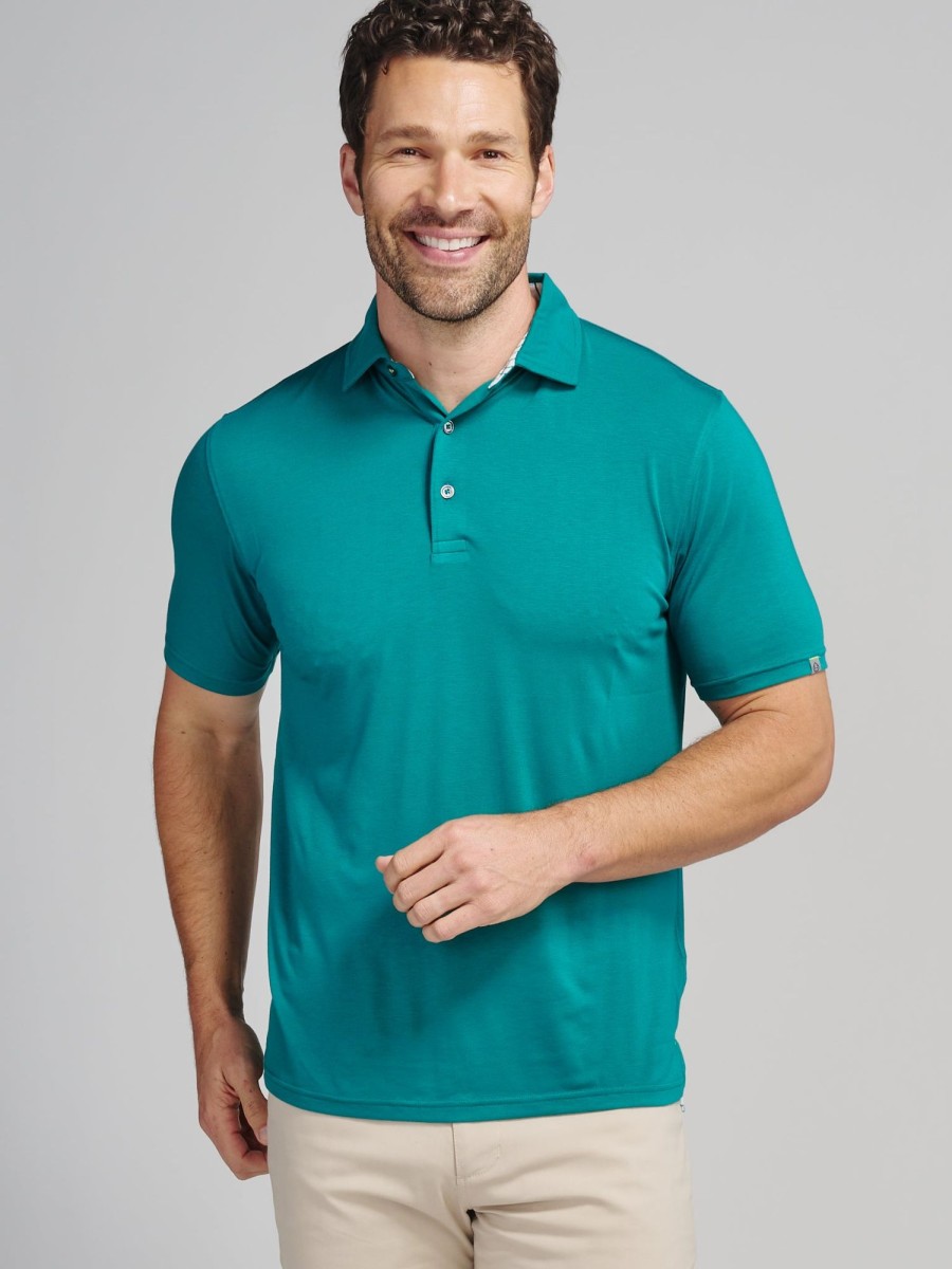 Men'S tasc Performance Golf | Men'S Golf Polo: Cloud Lightweight Polo Jade