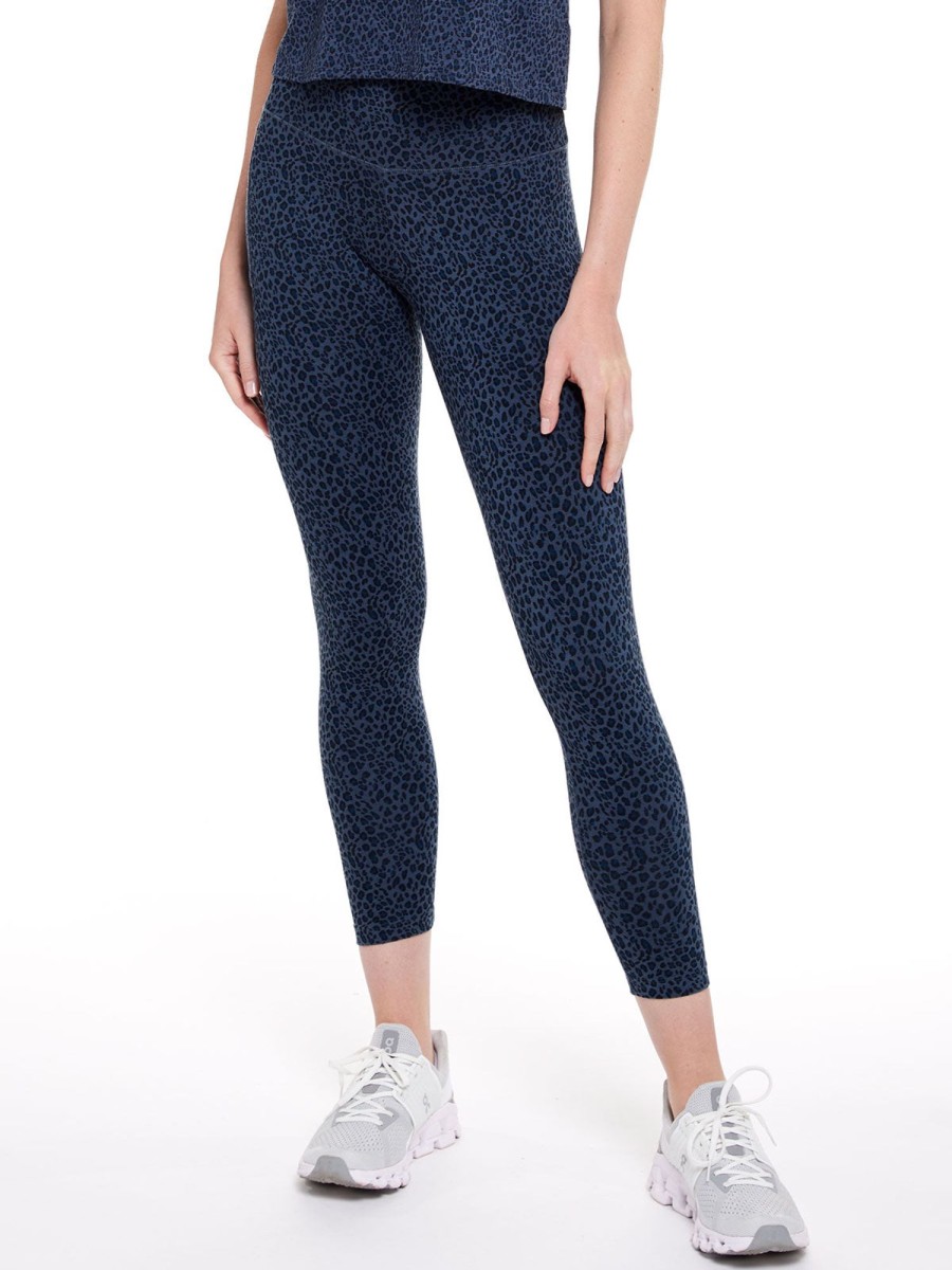 Women'S tasc Performance Sale | Allways 7/8 Pocket Legging Deep Indigo Leopard