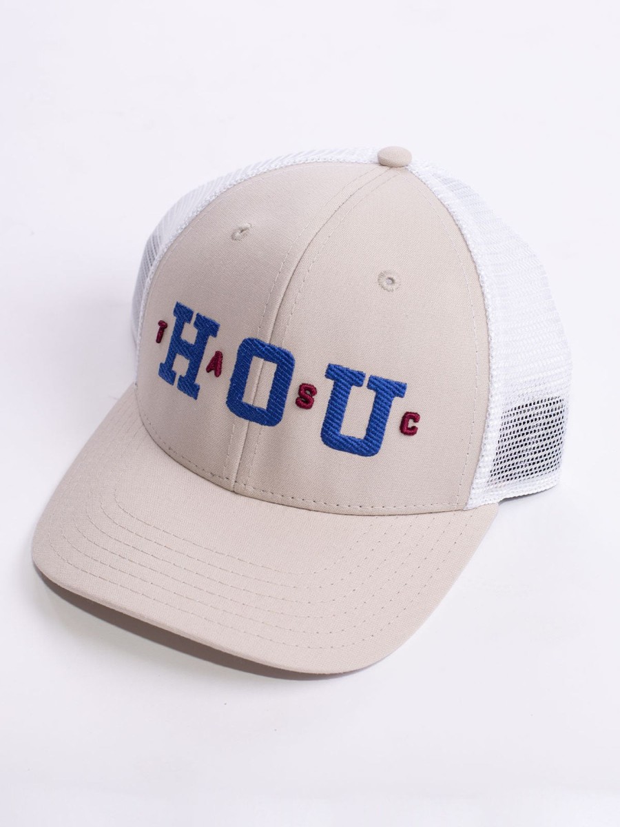 Men'S tasc Performance Hats | Houston Trucker Hat Stone/Houston