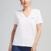 Women'S tasc Performance T-Shirts | Nola V-Neck T-Shirt - Rice University White