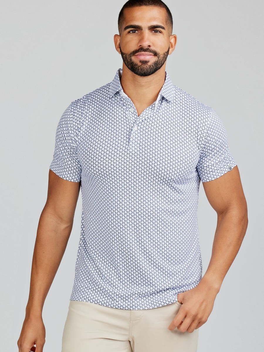 Men'S tasc Performance Polos | Cloud Polo - Flash Navy Flash