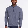 Men'S tasc Performance Sale | Cloud French Terry Quarter Zip Classic Navy/Alloy