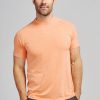 Men'S tasc Performance Gym + Training | Carrollton Fitness T-Shirt - Seasonal Apricot Crush Heather