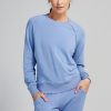 Women'S tasc Performance Sale | Varsity Sweatshirt Bluestone