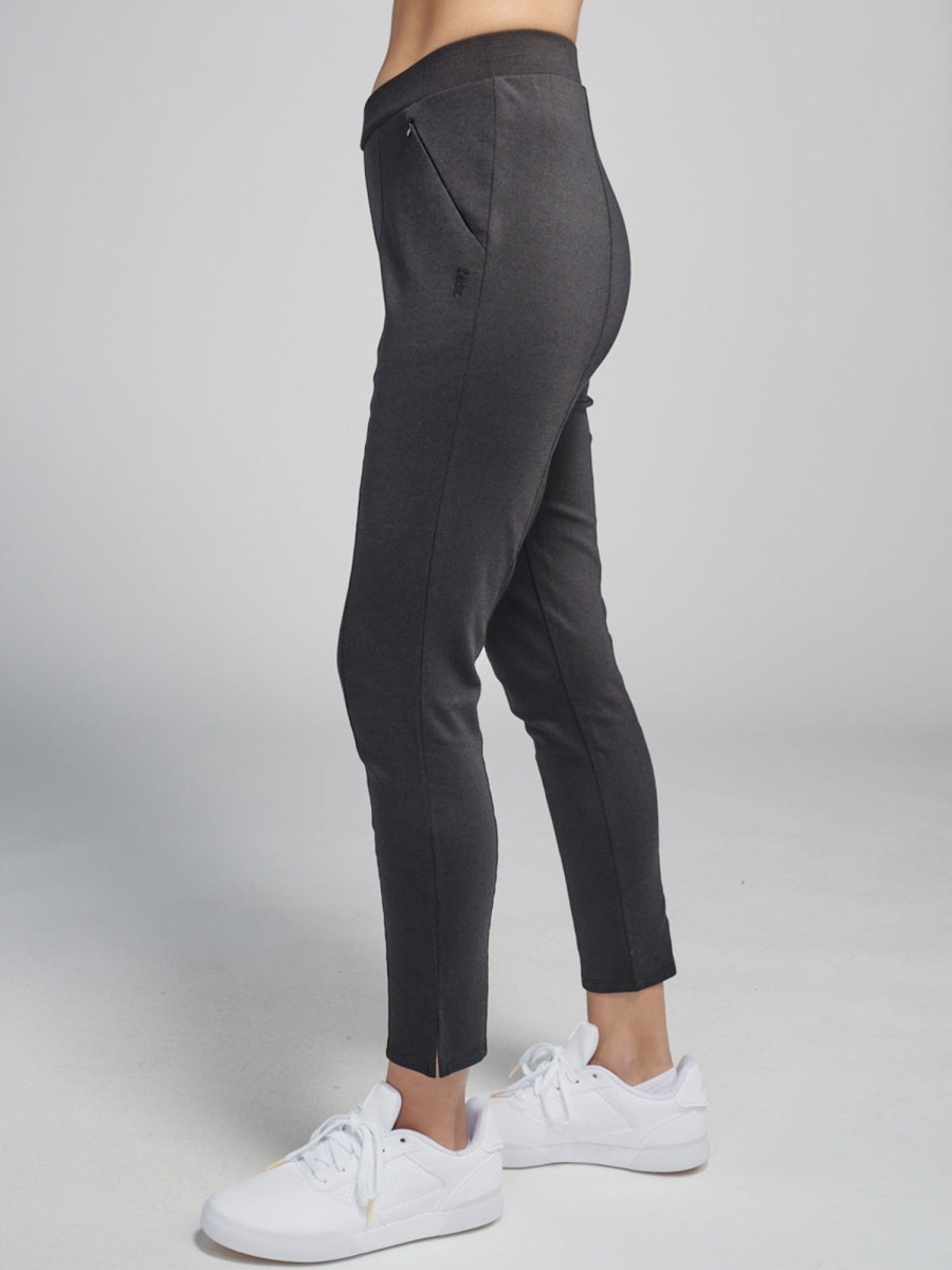 Women'S tasc Performance Joggers + Pants | Transit Ponte Ankle Pant Black