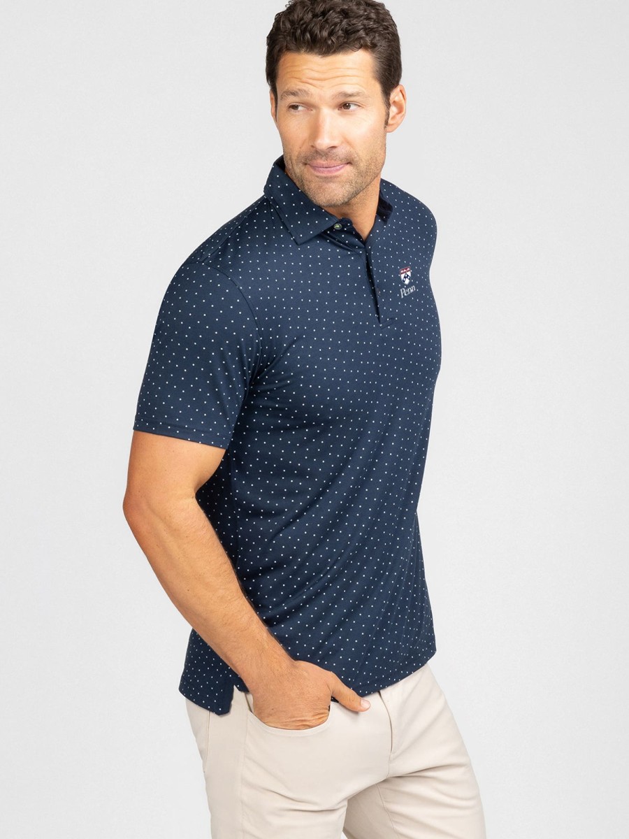 Men'S tasc Performance Polos | Cloud Polo - Ace Dot - Upenn Classic Navy