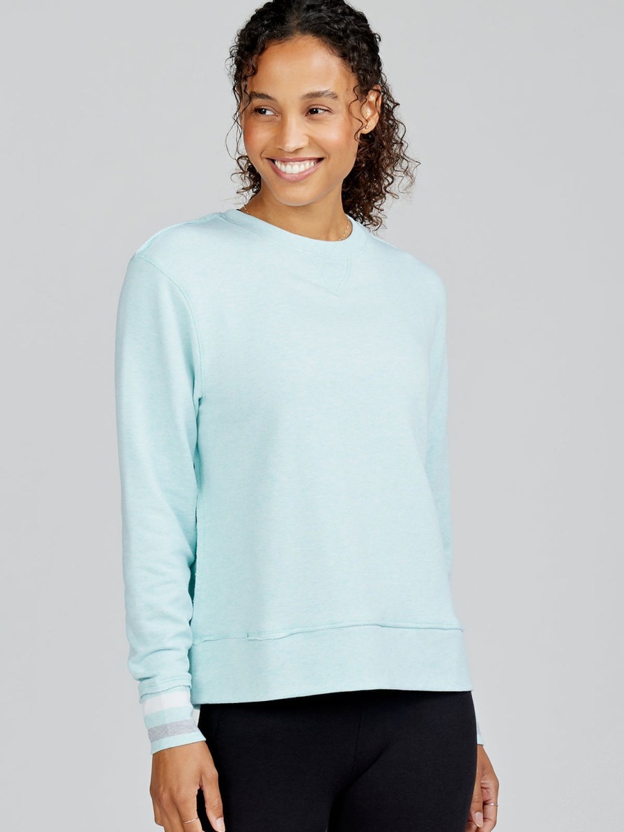 Women'S tasc Performance New Arrivals | Clubhouse Sweatshirt Serene Heather