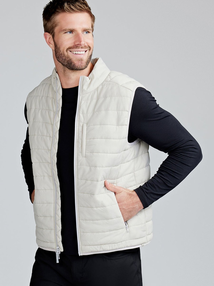 Men'S tasc Performance Jackets + Vests | Response Packable Puffer Vest Fossil