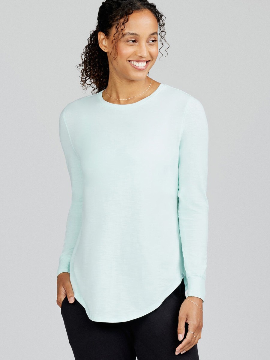 Women'S tasc Performance Yoga | Longline Long Sleeve T-Shirt Serene