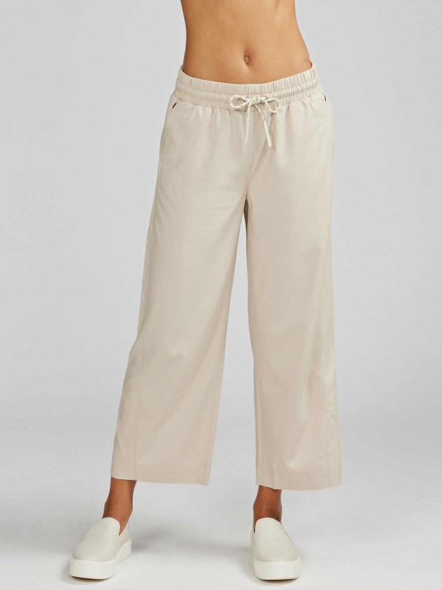 Women'S tasc Performance New Arrivals | Weekend Wide Leg Pant 22In Light Stone