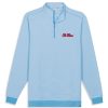 Men'S tasc Performance Pullovers + Sweatshirts | Cloud French Terry Quarter Zip - Ole Miss Coastline Blue/White