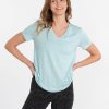 Women'S tasc Performance Sale | All Day V-Neck T Joyful Blue Heather