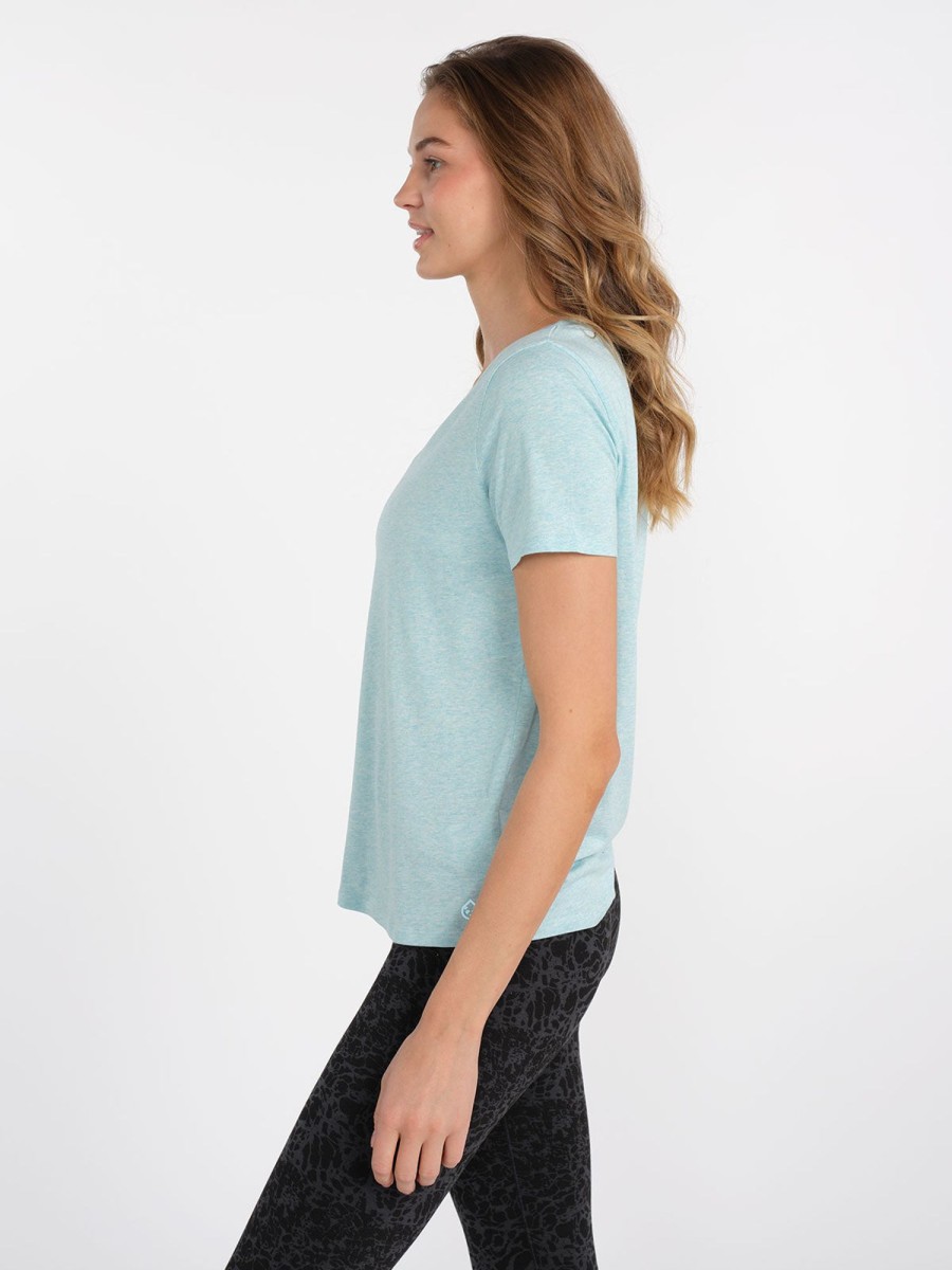 Women'S tasc Performance Sale | All Day V-Neck T Joyful Blue Heather