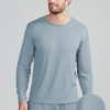 Men'S tasc Performance Sleep | Microluxe Rib Long Sleeve Storm