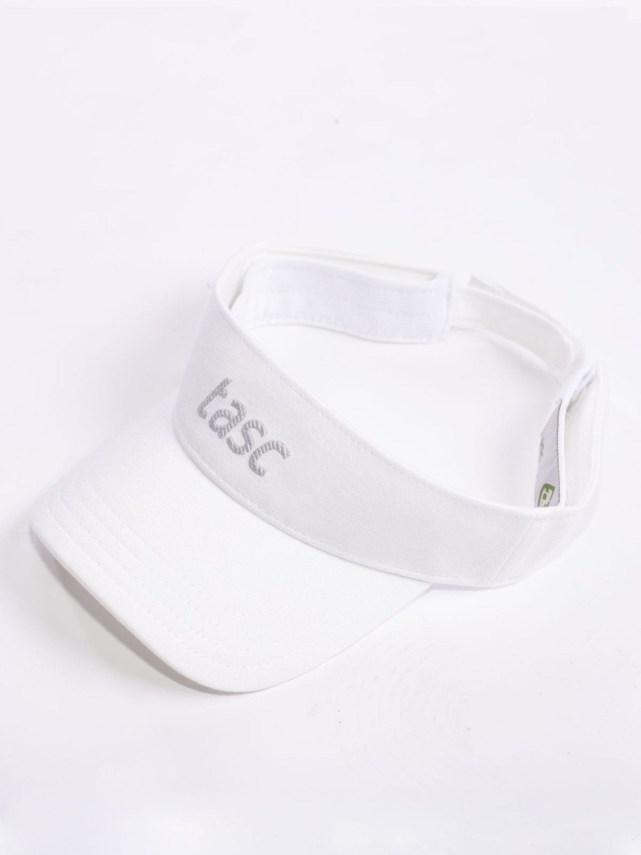 Women'S tasc Performance Run + Cardio | Signature Logo Visor White/Logo