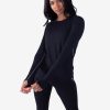 Women'S tasc Performance Sale | Women'S Merino Fusion Long Sleeve Base Layer Black