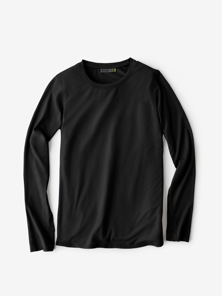 Women'S tasc Performance Sale | Women'S Merino Fusion Long Sleeve Base Layer Black