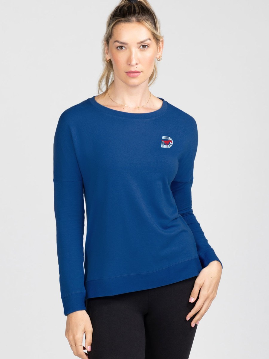 Women'S tasc Performance Lounge | Riverwalk Sweatshirt - Smu Royal C