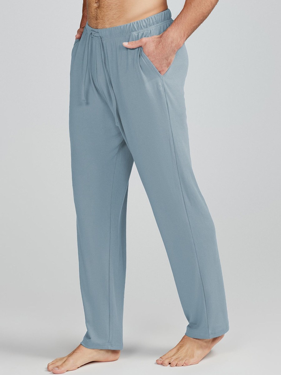 Men'S tasc Performance Sleep | Microluxe Rib Pant Storm