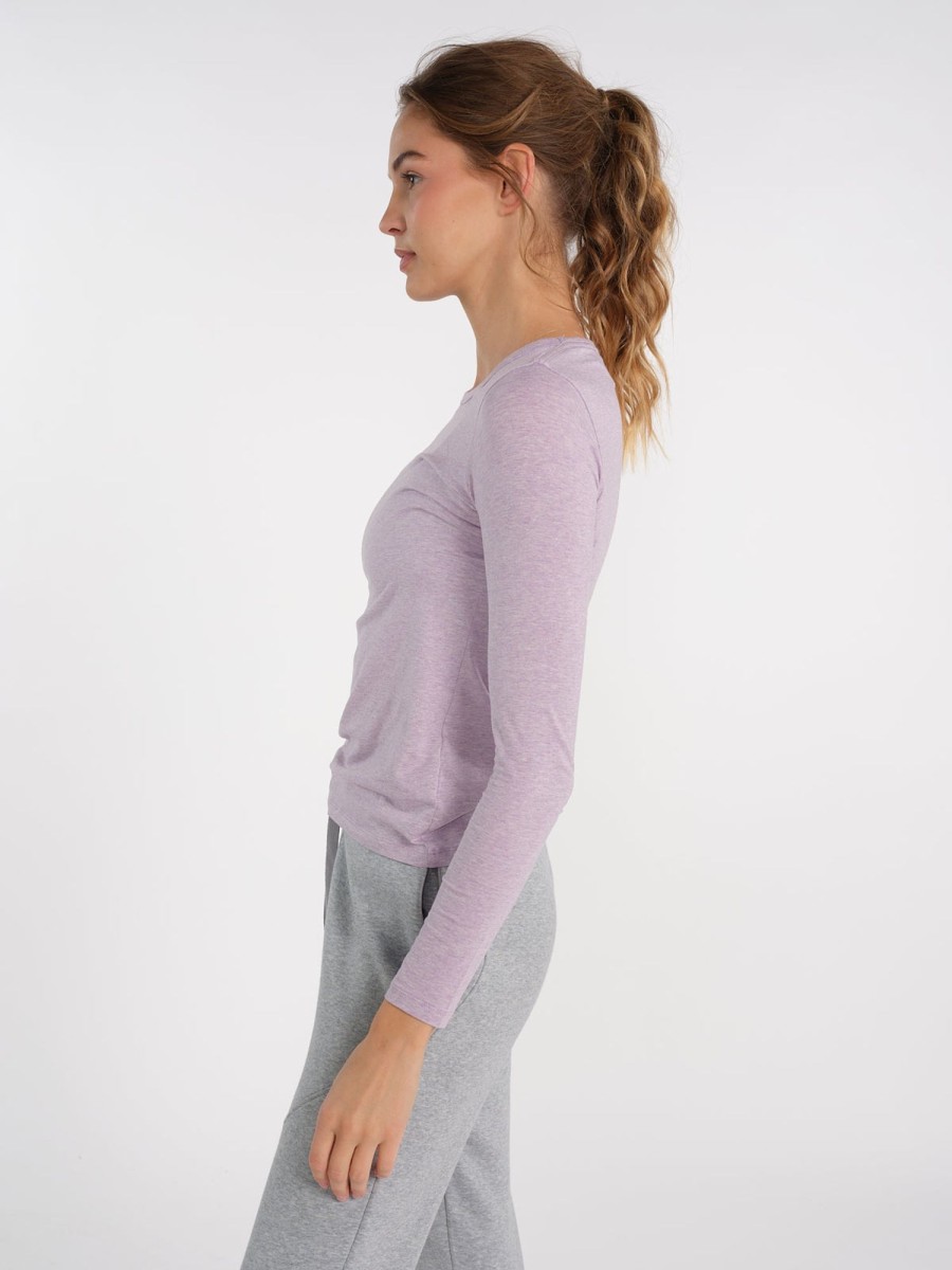 Women'S tasc Performance Sale | Nola Long Sleeve T-Shirt Digital Purple Heather