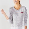 Women'S tasc Performance Lounge | Riverwalk Sweatshirt - Ole Miss Light Gray Camo