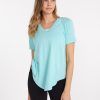 Women'S tasc Performance Sale | Women'S Longline Tee - Women'S Short Sleeve Tops - Tasc Performance Joyful Blue