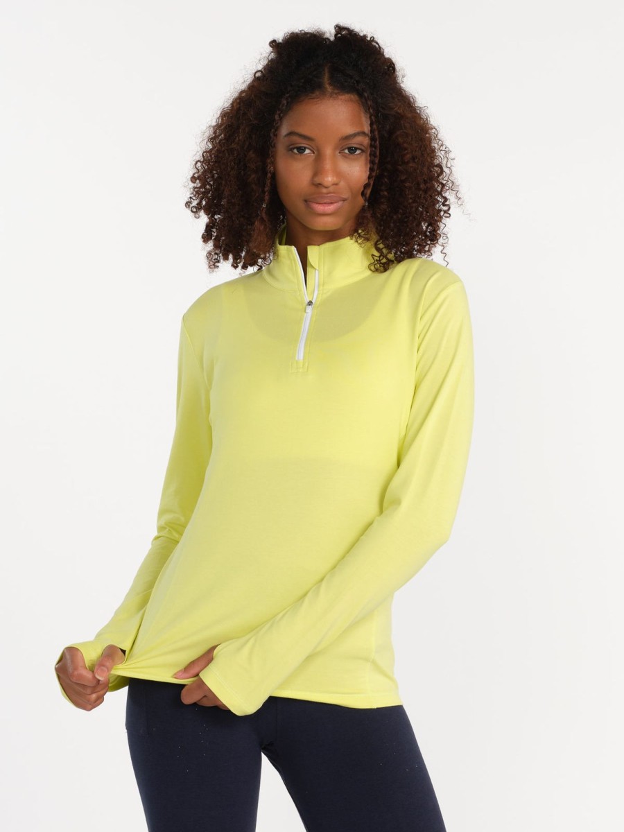 Women'S tasc Performance Sale | Recess Quarter Zip Energy Green