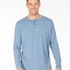 Men'S tasc Performance Sale | Everywear Ls Henley Chambray Heather