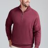 Men'S tasc Performance Sale | Transcend Fleece 1/4 Zip Wineberry