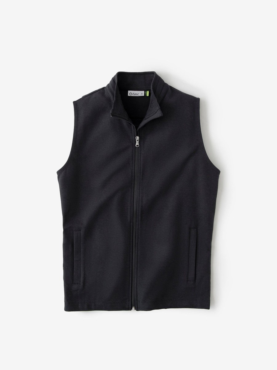 Men'S tasc Performance Golf | Motion Vest | Men'S Golf & Activewear | Tasc Performance Black