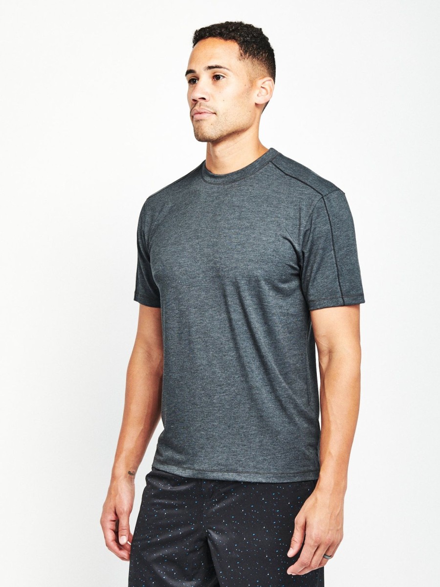 Men'S tasc Performance Sale | Recess Microair Tech T Black Heather/Heather Gray