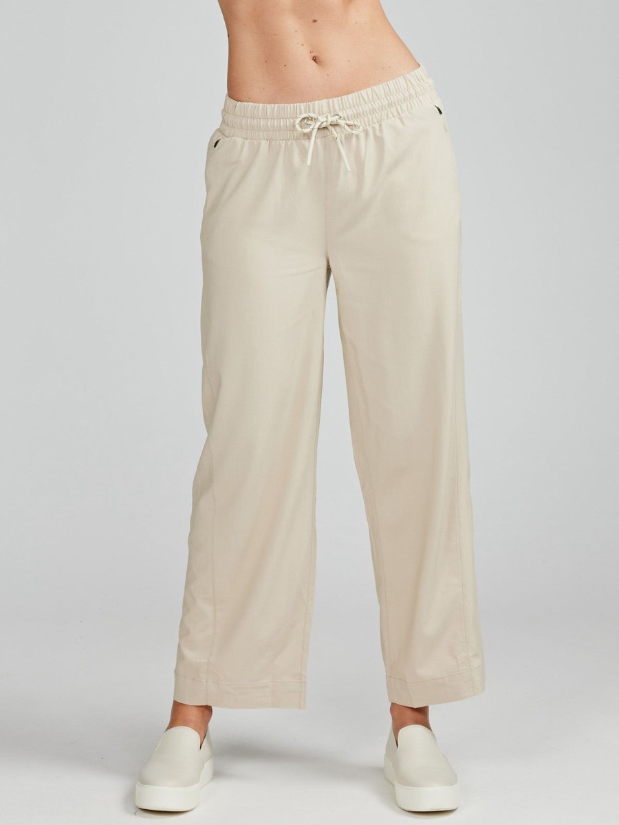 Women'S tasc Performance Joggers + Pants | Weekend Wide Leg Pant 25In Light Stone