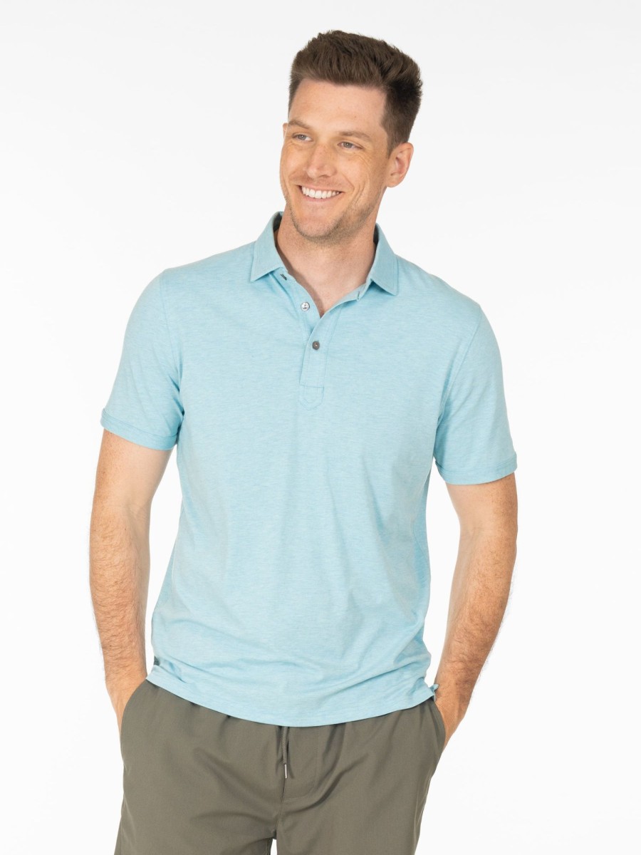 Men'S tasc Performance Sale | Everywear Polo Radiant Blue Heather