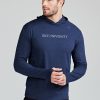 Men'S tasc Performance Pullovers + Sweatshirts | Carrollton Lightweight Hoodie - Rice University Classic Navy Heather