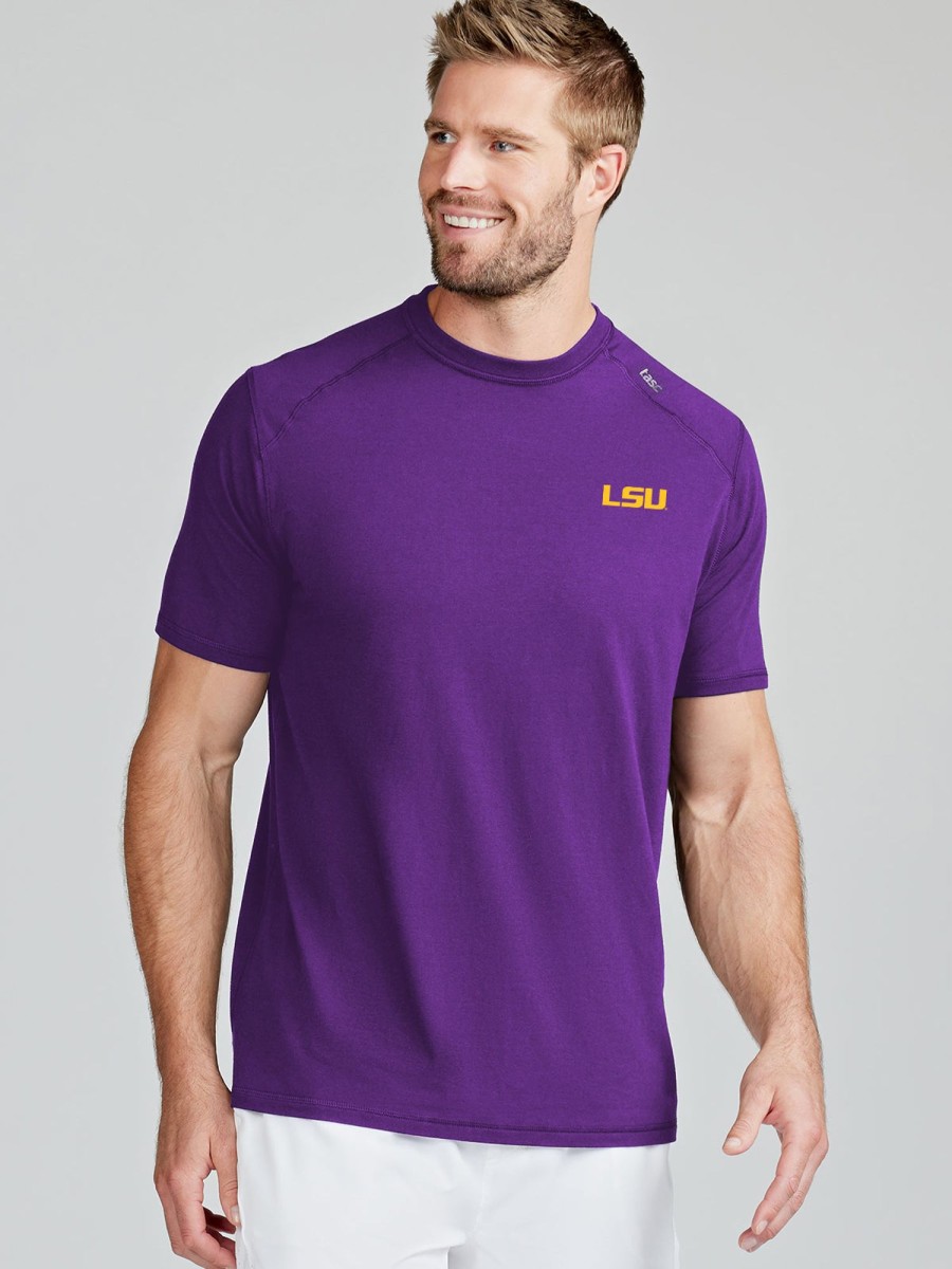 Men'S tasc Performance T-Shirts | Carrollton Fitness T-Shirt - Lsu Purple C