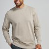 Men'S tasc Performance Pullovers + Sweatshirts | Men'S Varsity French Terry Sweatshirt | Tasc Performance Gray Oak Heather