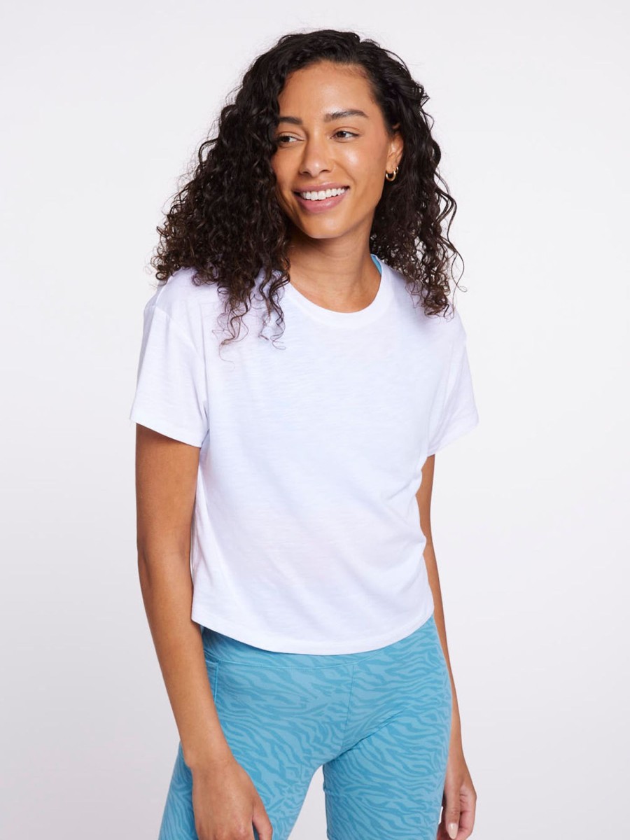 Women'S tasc Performance Sale | Allways Boxy Short Sleeve T-Shirt White