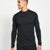 Men'S tasc Performance Sale | Men'S Merino Fusion Long Sleeve Base Layer Black