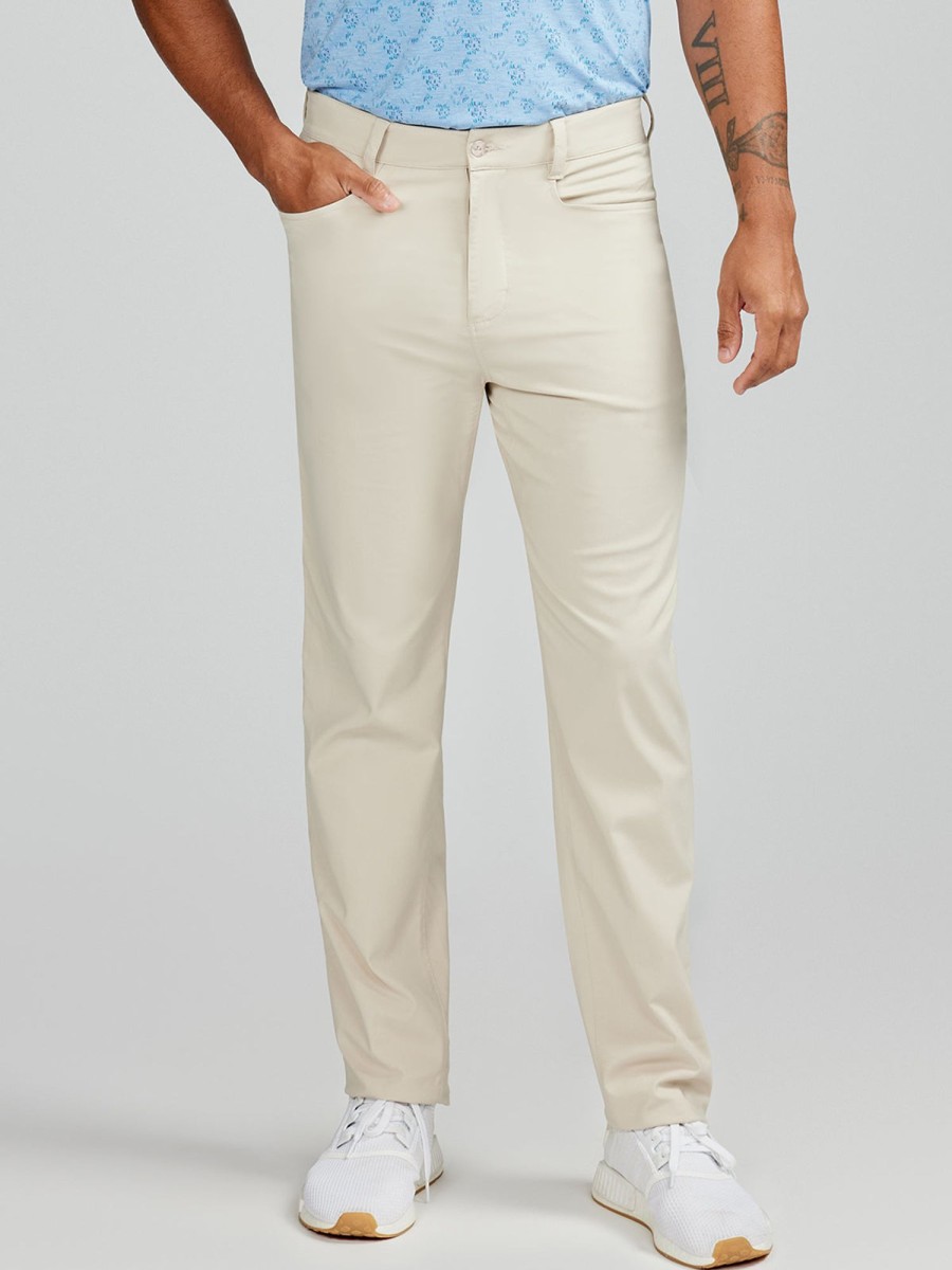 Men'S tasc Performance Golf | Motion Pant Straight Fit Light Stone