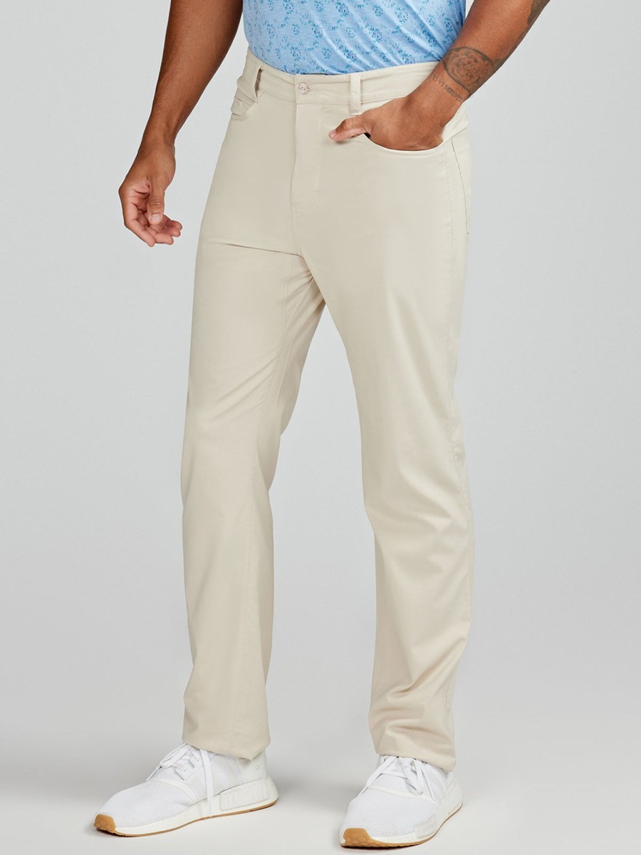 Men'S tasc Performance Golf | Motion Pant Straight Fit Light Stone