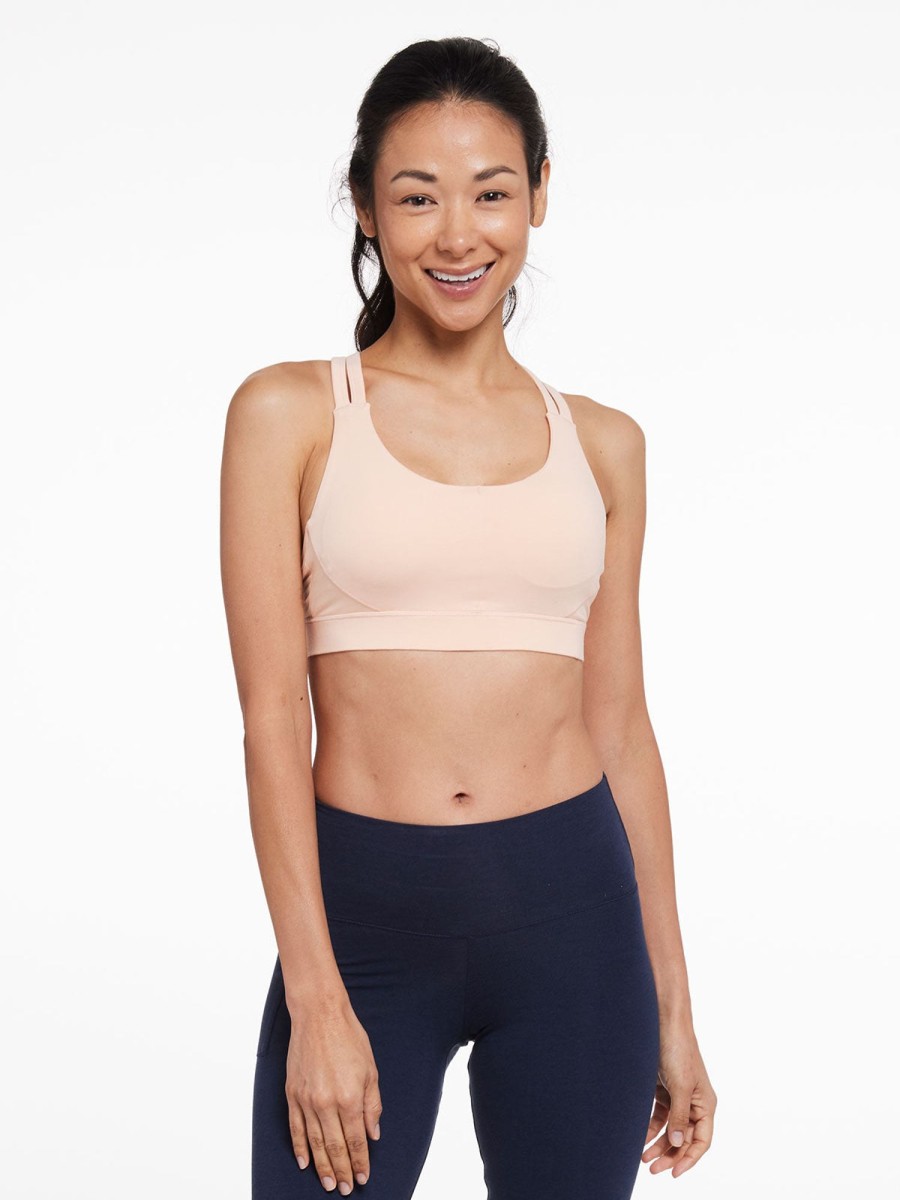 Women'S tasc Performance Sale | Rhythm Sports Bra Pink Sand